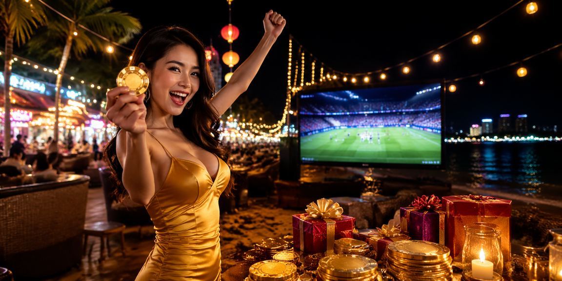 Khung cảnh đêm Nha Trang với không khí giải trí sôi động tại h24